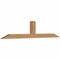 Ekena Millwork Portland Timber Gable Bracket, Western Red Cedar, 108"W x 22"H x 5 1/2"D x 5 1/2"F, 5/12 Pitch GBW108X22X0606POR00SWR - alternate 4